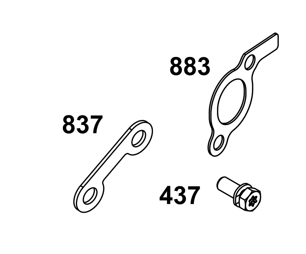 Exhaust Group Diagram and Parts List for 389447-1215-E1  Briggs and Stratton Engine